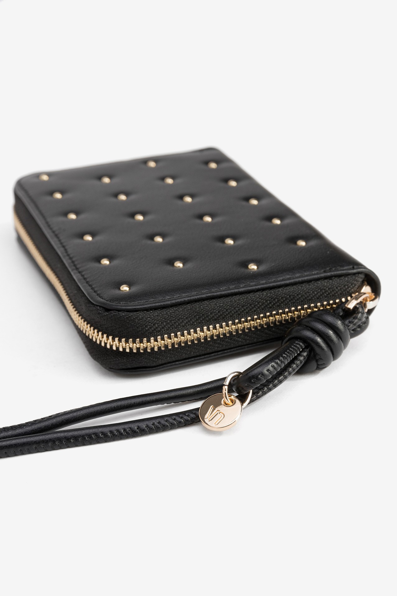 Porta-moedas preto elegante