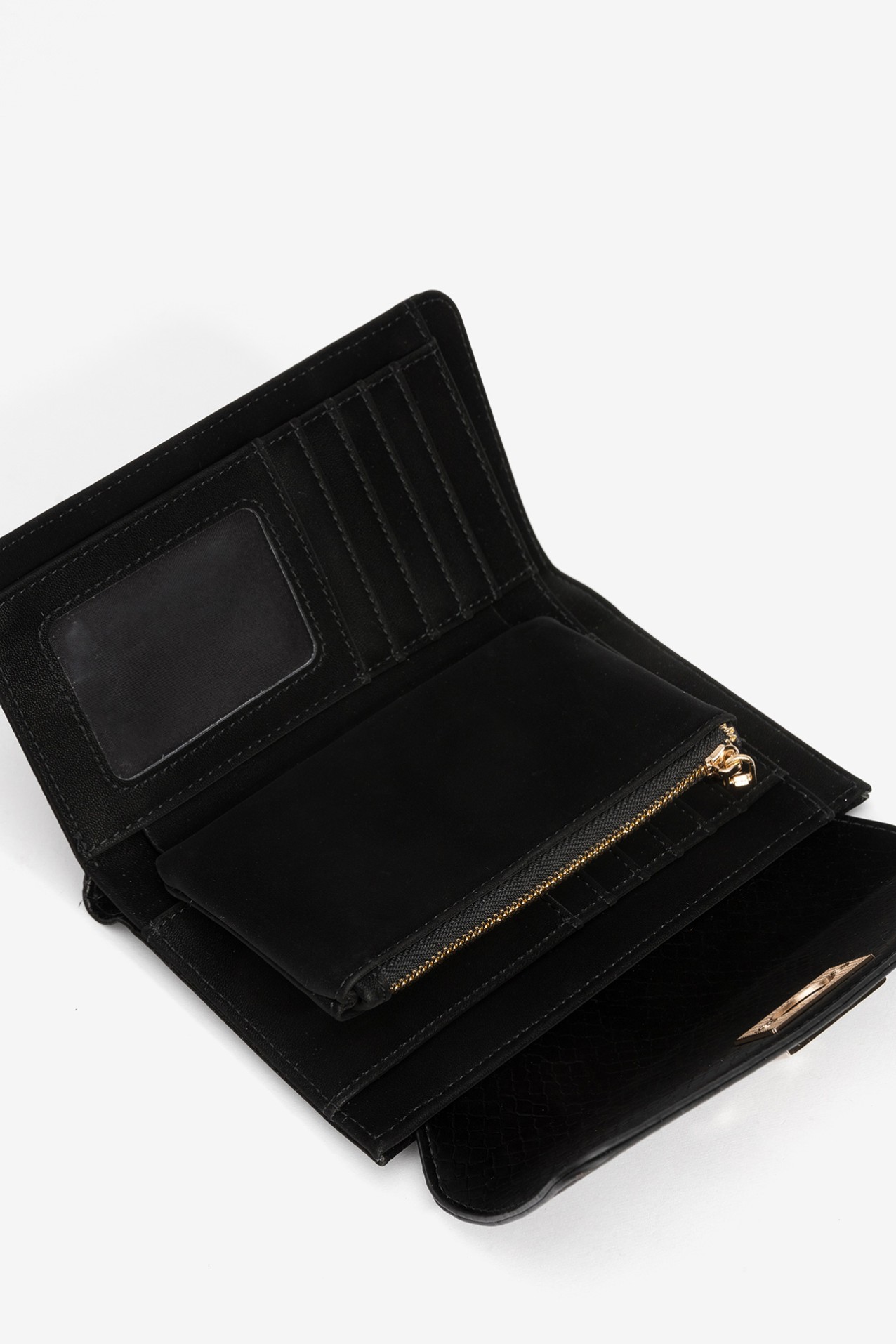 Porta-moedas preto elegante