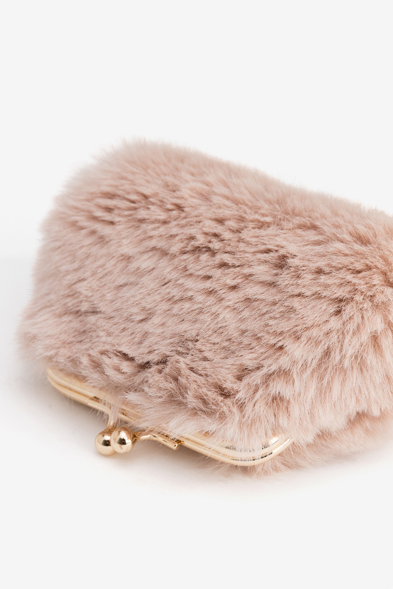 Porta Moedas Peludo Rosa