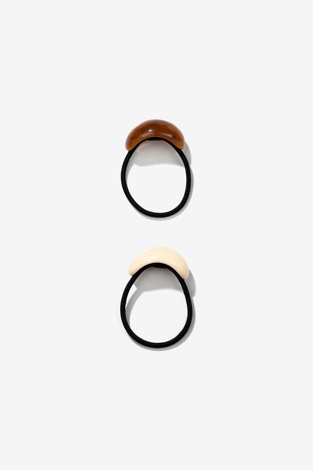 Two-Tone Hair Elastics
