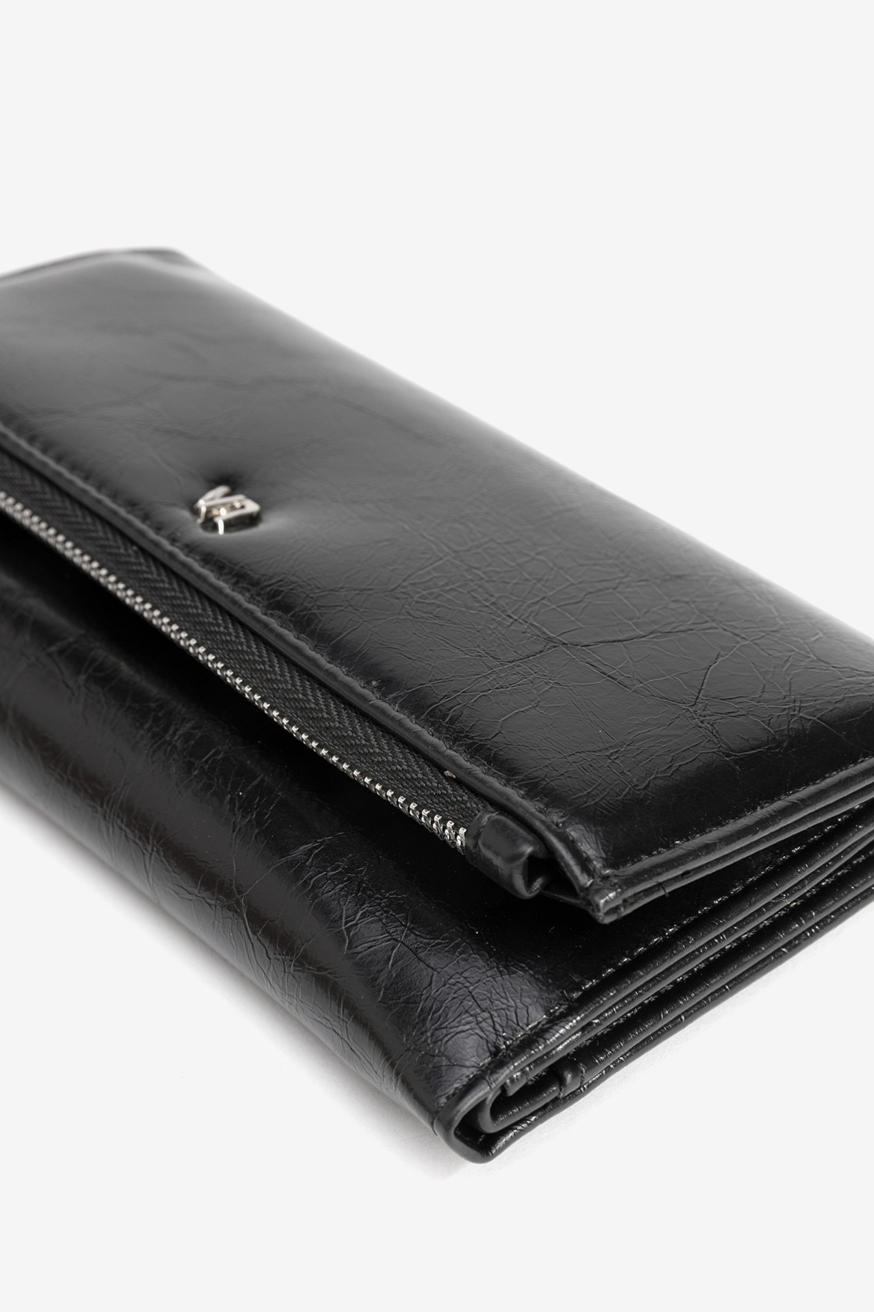 Porta-moedas preto elegante