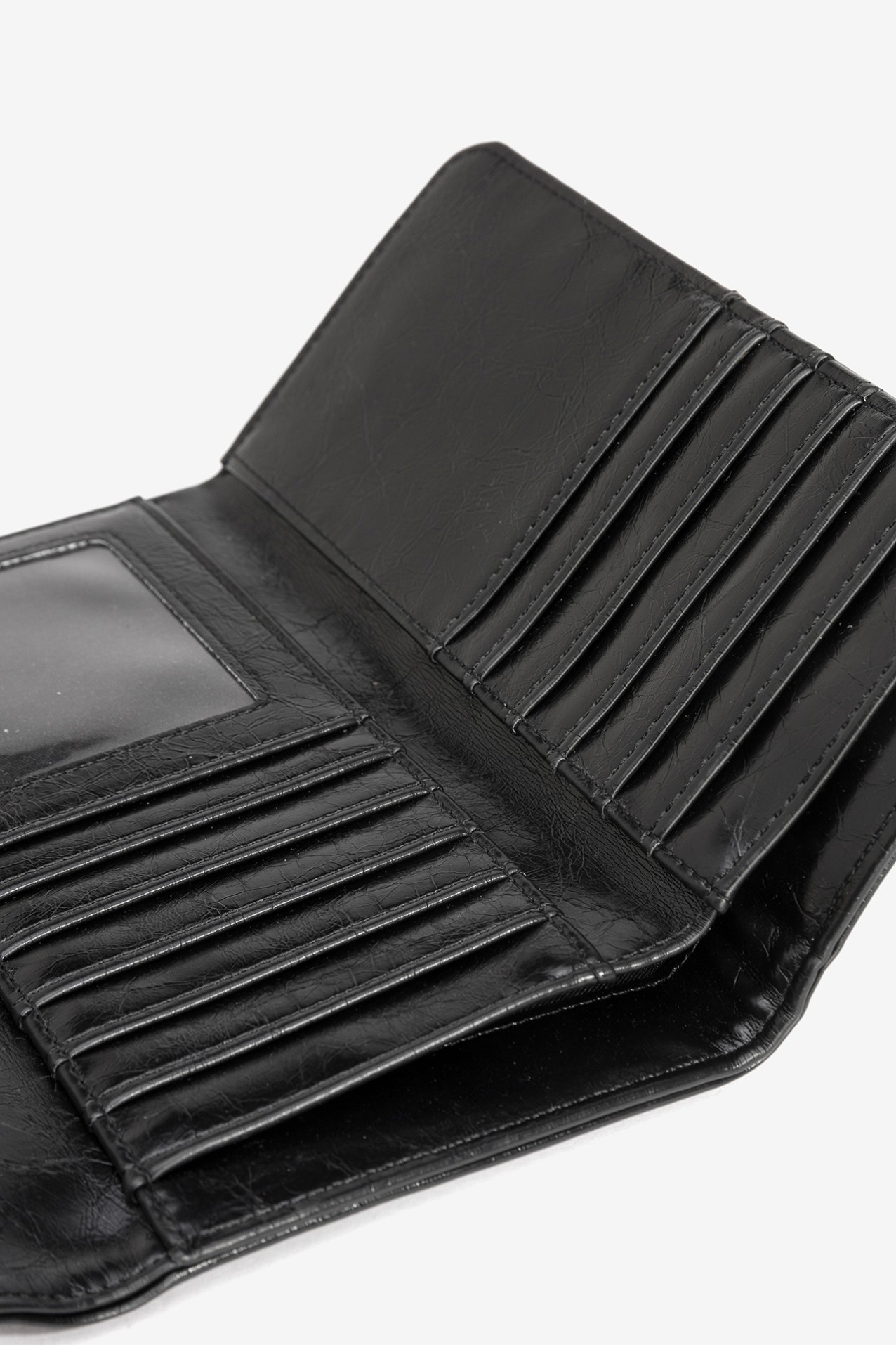 Porta-moedas preto elegante