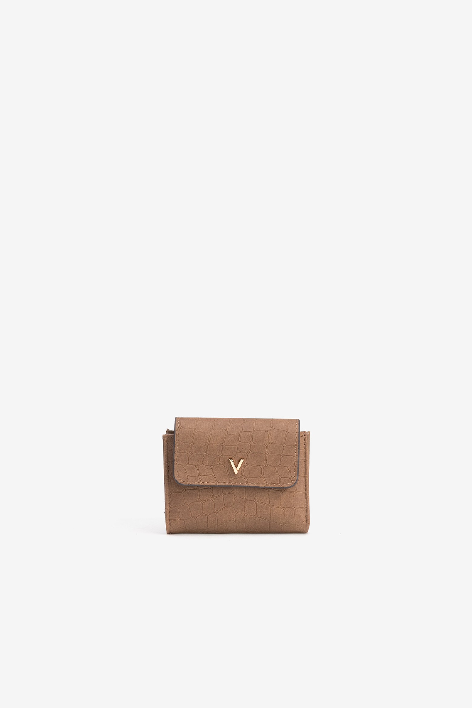 Porta-moedas castanho elegante