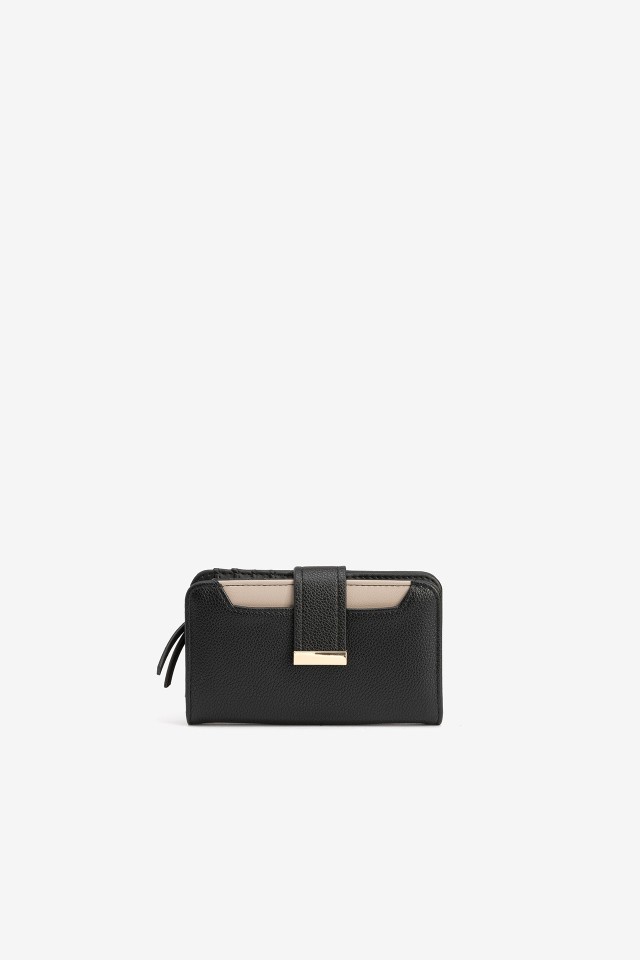 Porta Moedas Preto Elegante