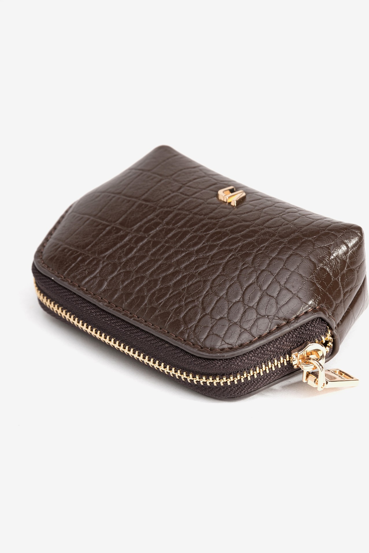 Porta Moedas Castanho Elegante