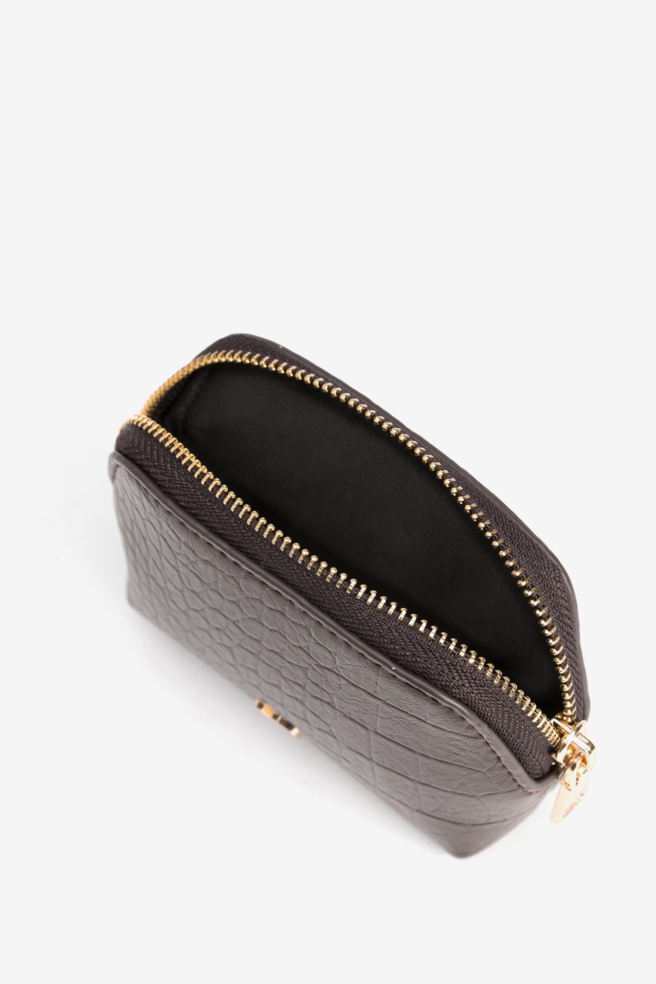 Porta Moedas Castanho Elegante