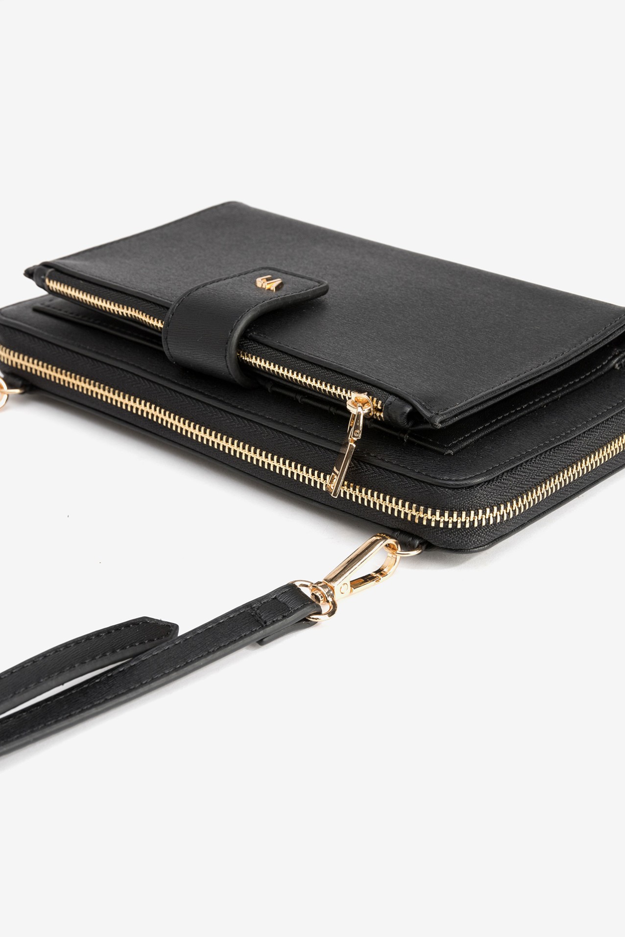 Porta-moedas preto elegante