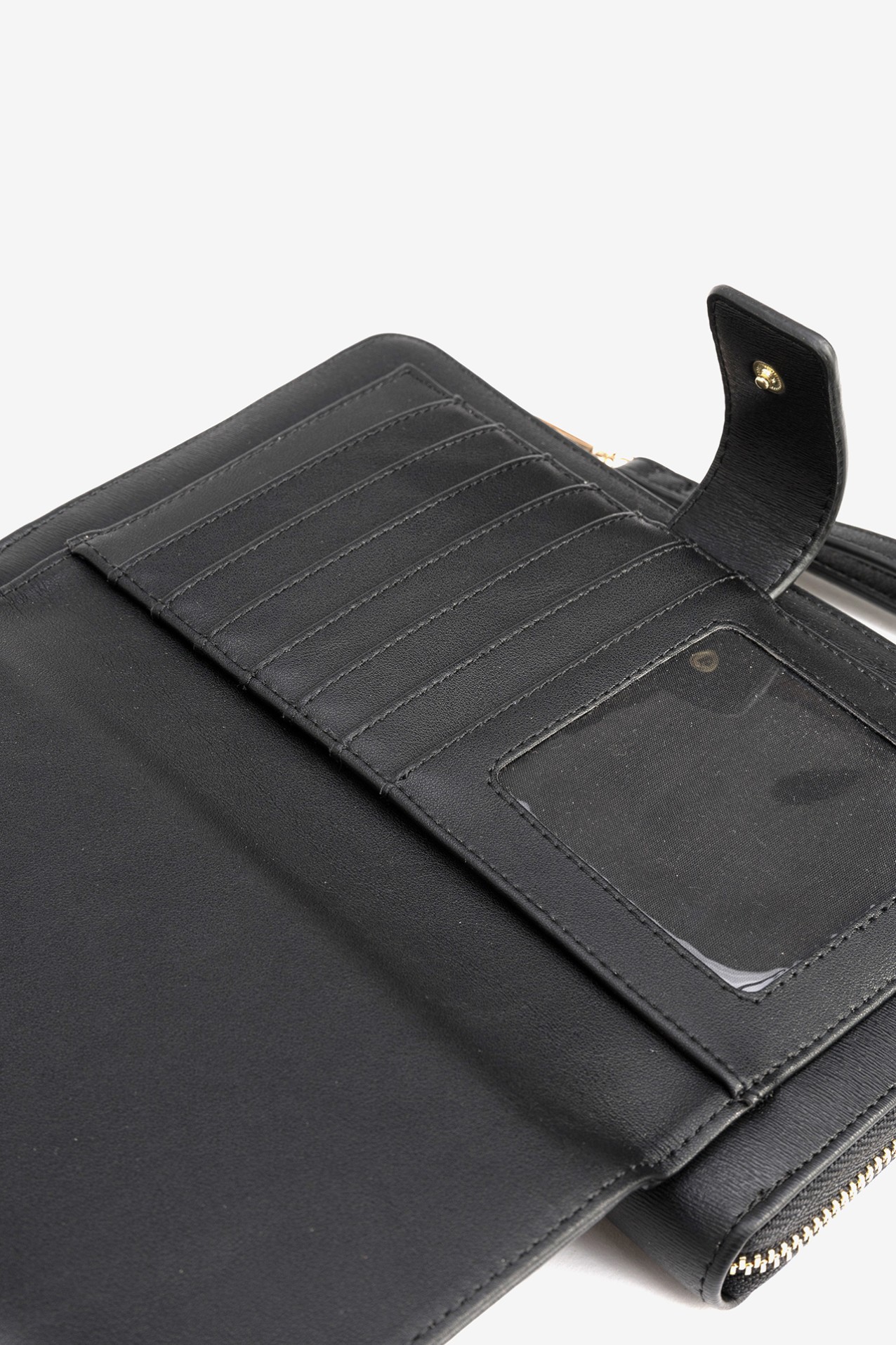 Porta-moedas preto elegante