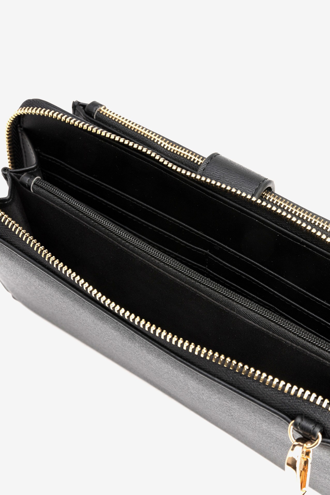 Porta-moedas preto elegante