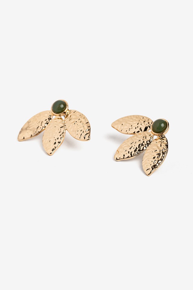 Gold Leaf Earrings