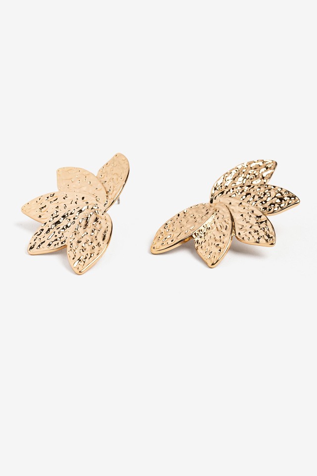 Golden Leaf Earrings