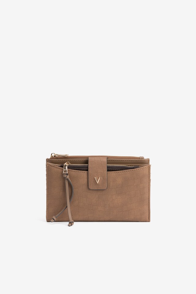 Porta Moedas Castanho Elegante