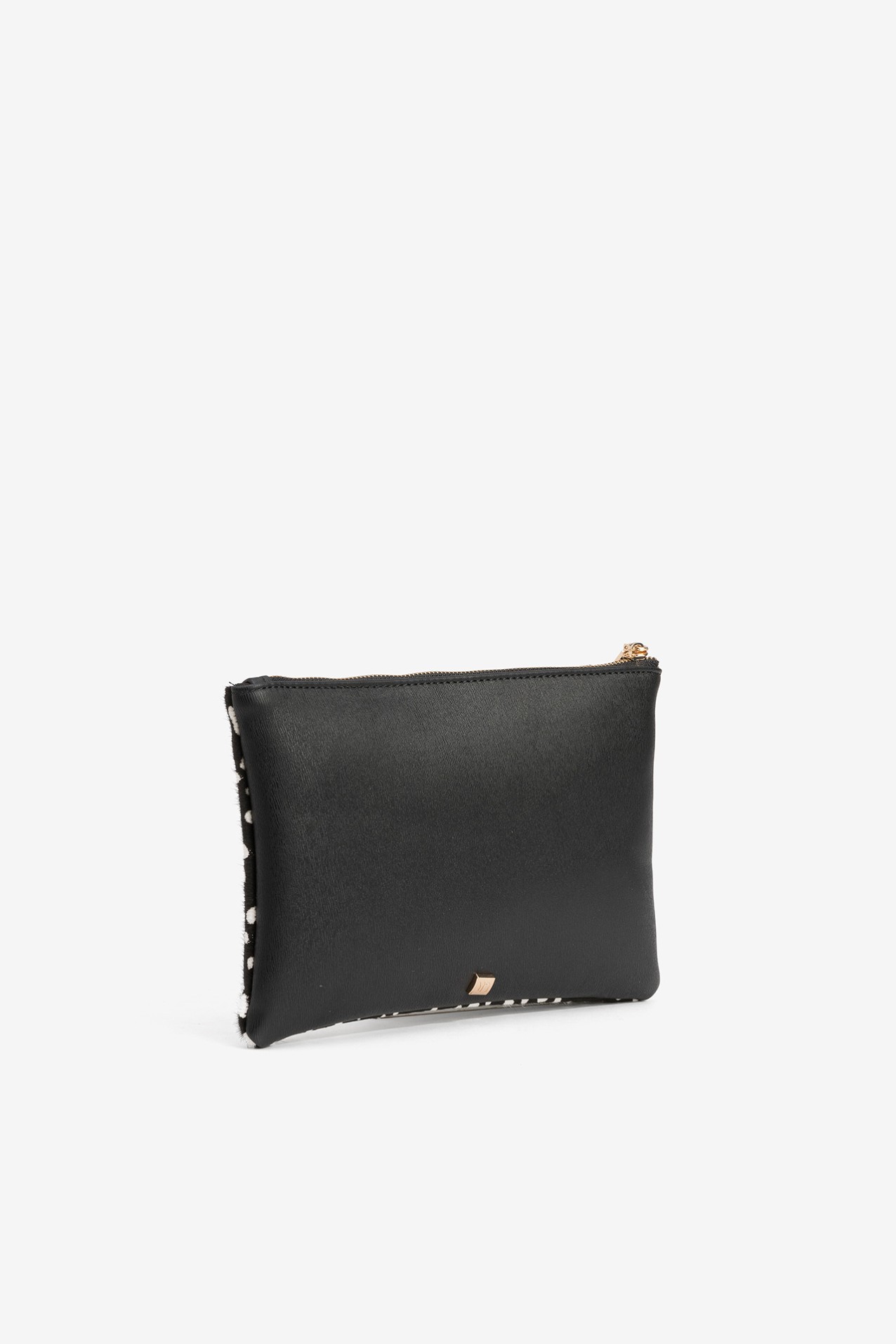 Black Spotted Coin Purse