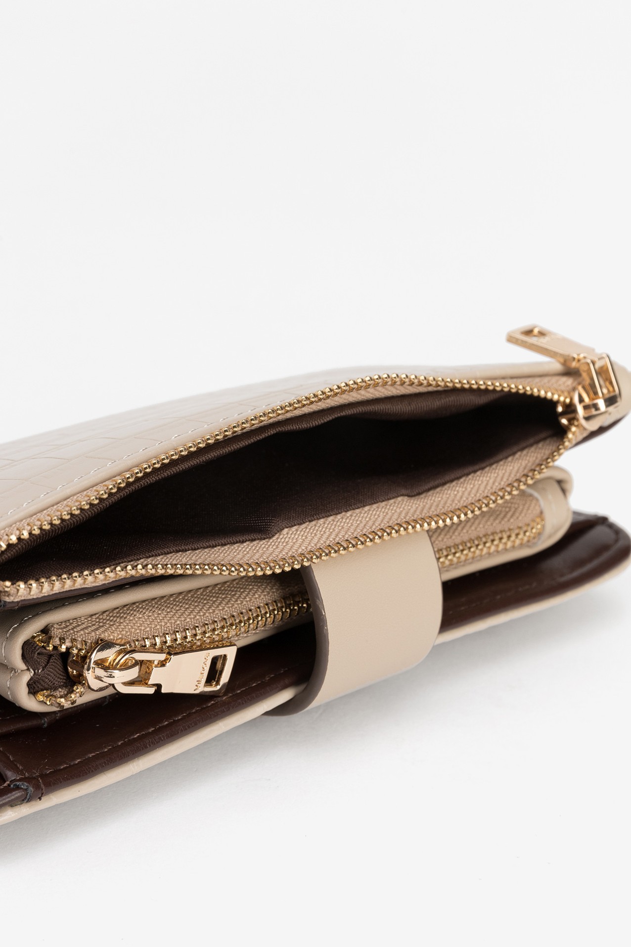 Porta Moedas Bege Elegante