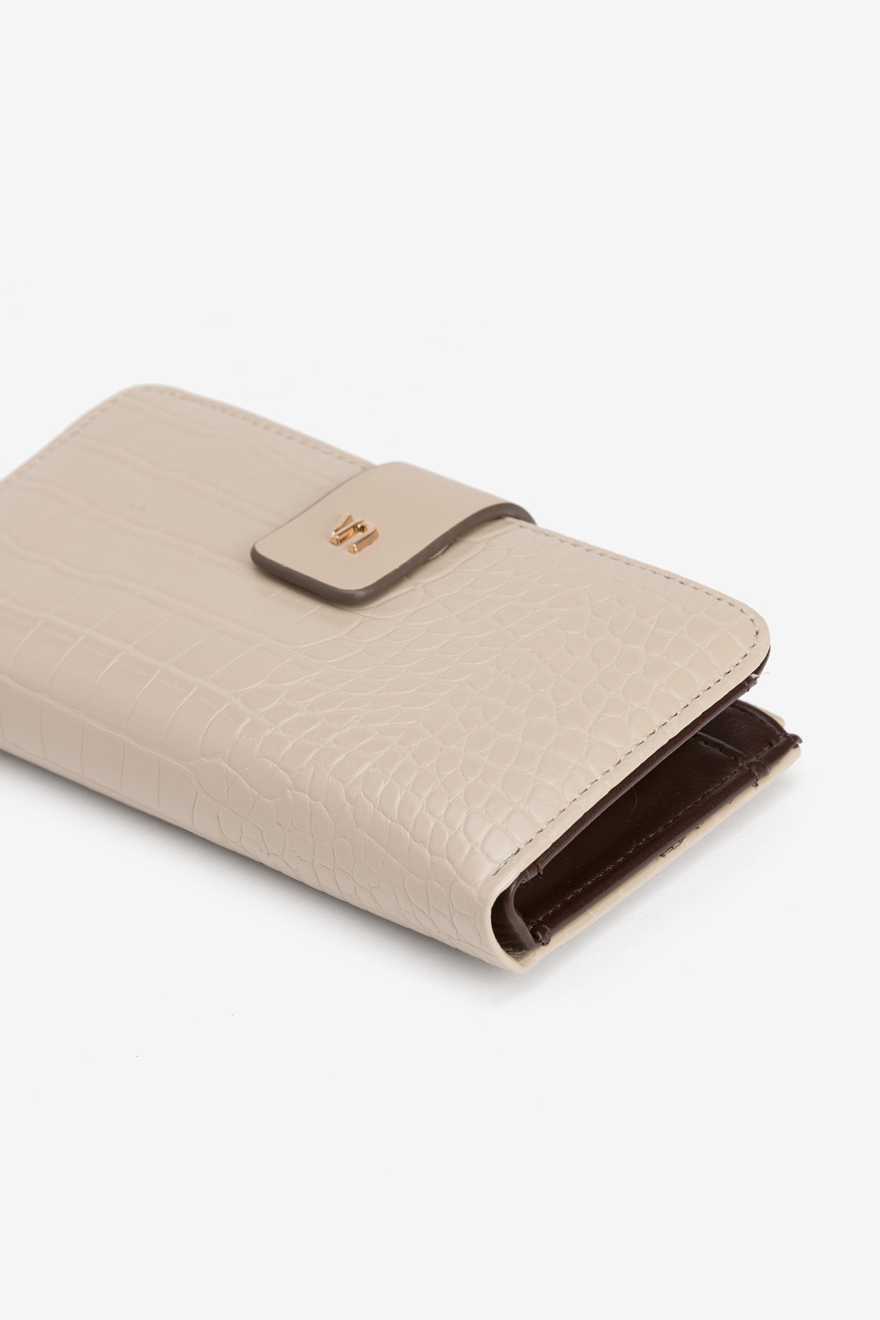 Porta Moedas Bege Elegante