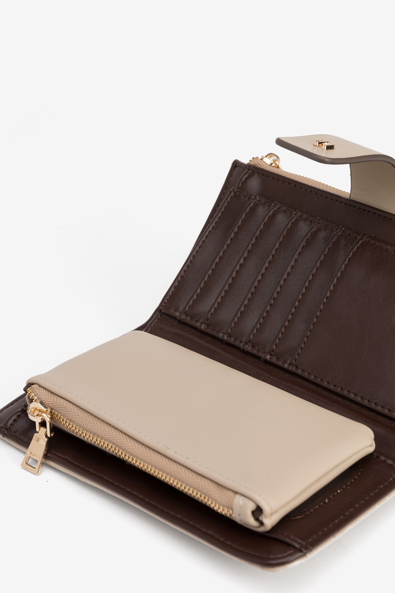 Porta Moedas Bege Elegante