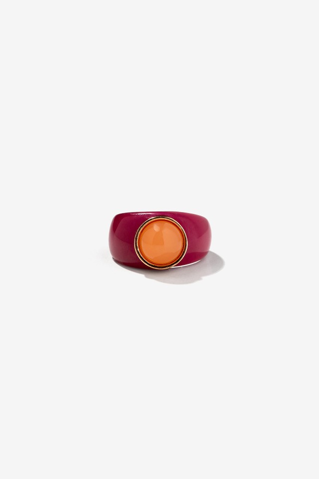 Anillo Acrlico Bicolor