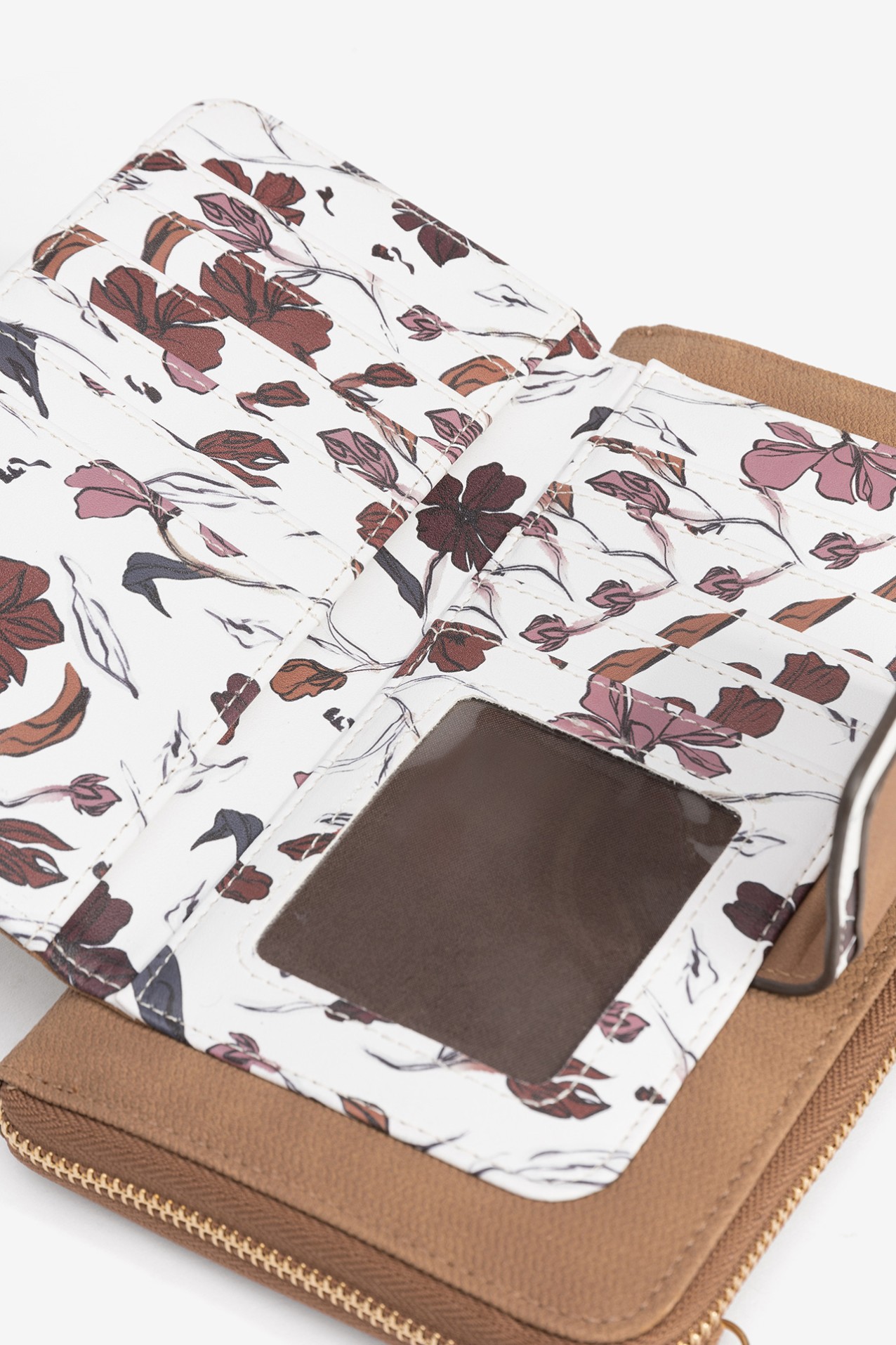 Porta Moedas Castanho Elegante