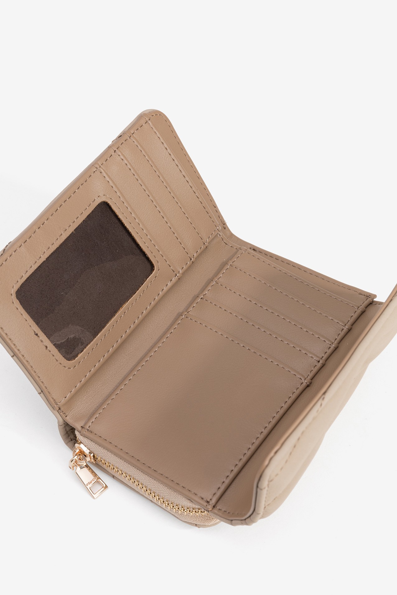 Porta monedas beige elegante