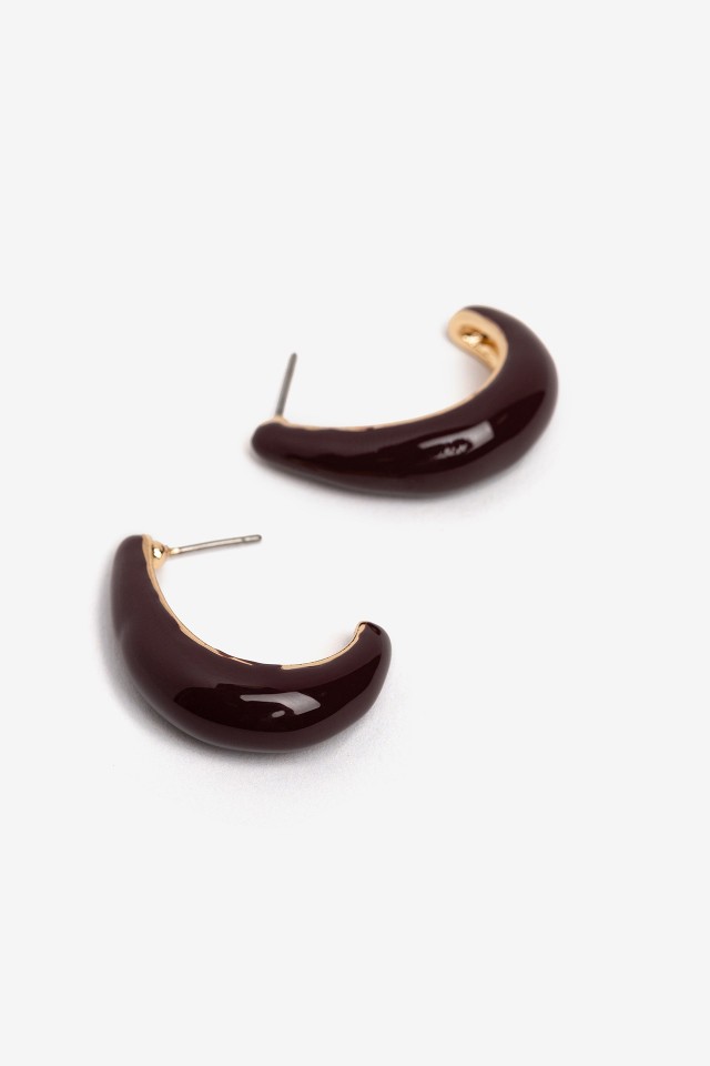 Pendientes de aro dorados