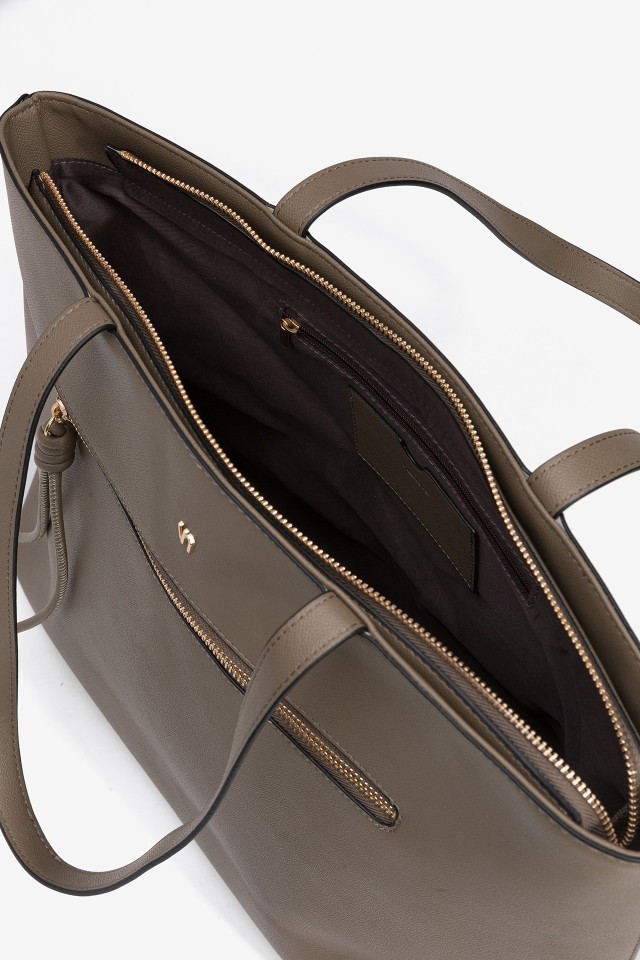 Shopper Bag Faux Leather Effect Shopper Bag Faux Leather Effect