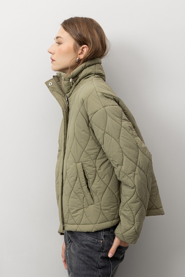 Oversized Quilted Coat