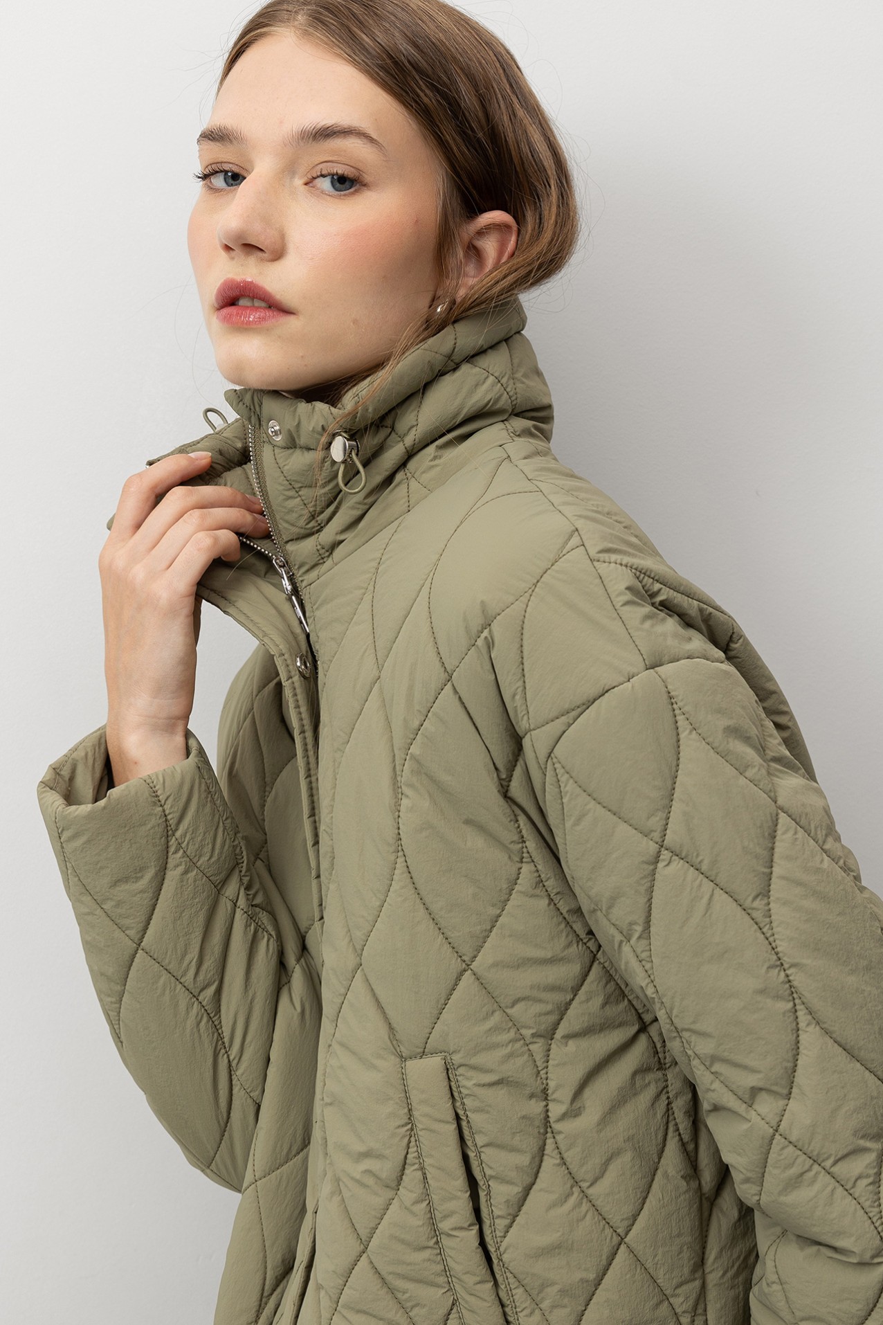 Oversized Quilted Coat