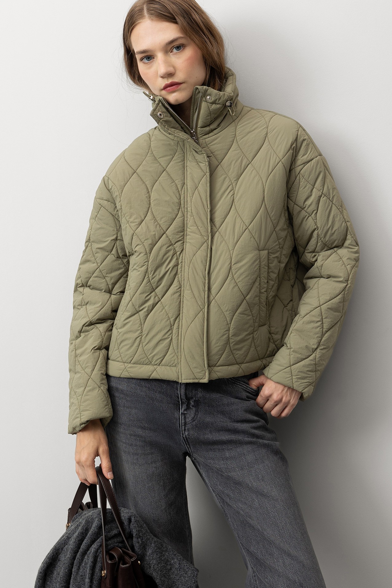 Oversized Quilted Coat