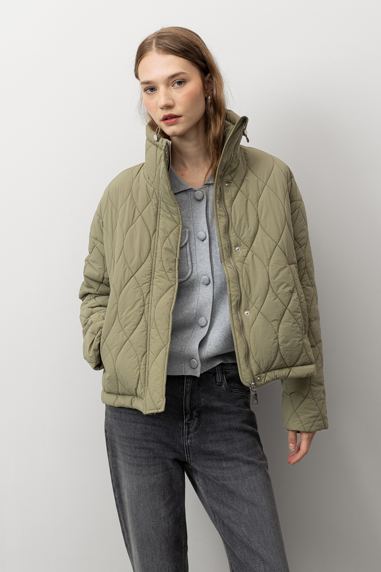 Oversized Quilted Coat