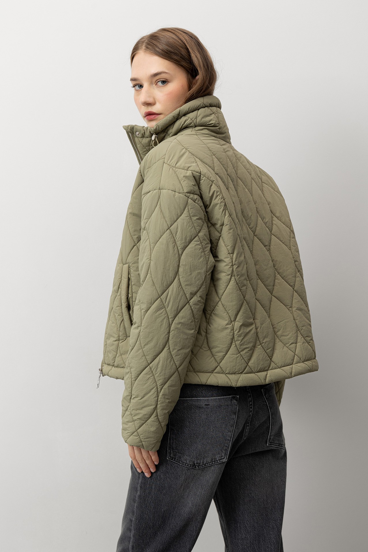 Oversized Quilted Coat