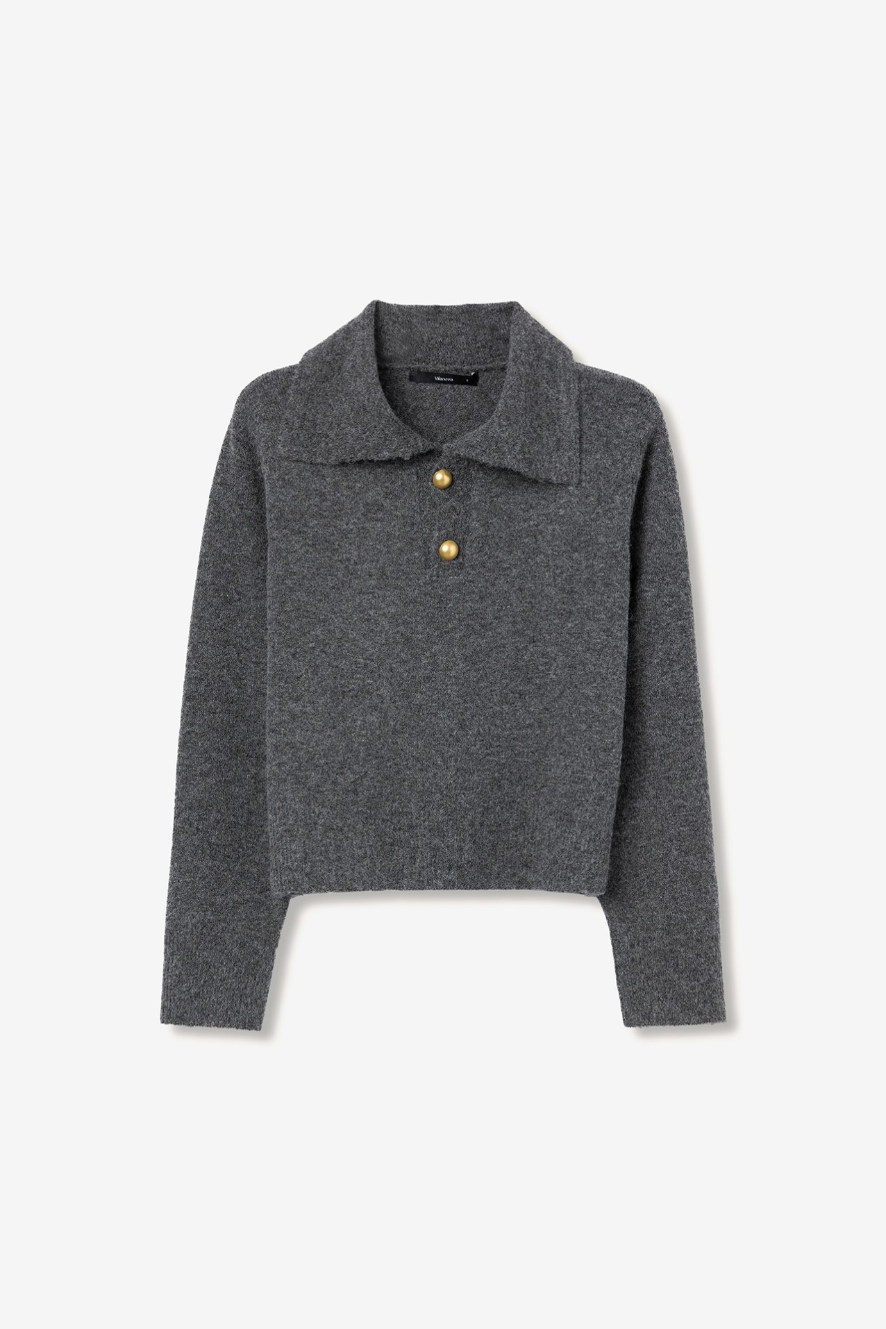 Knit Polo Sweater