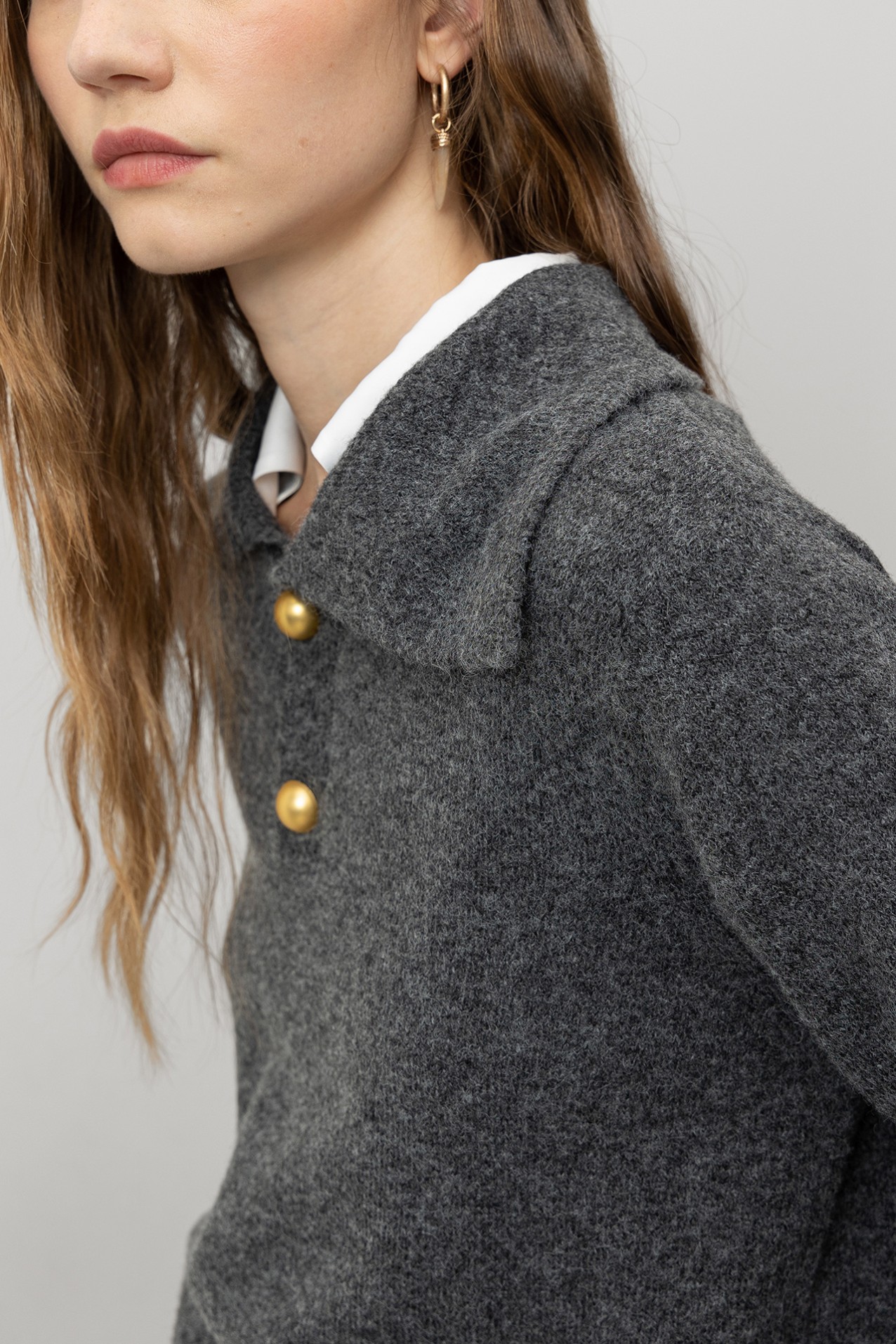 Knit Polo Sweater