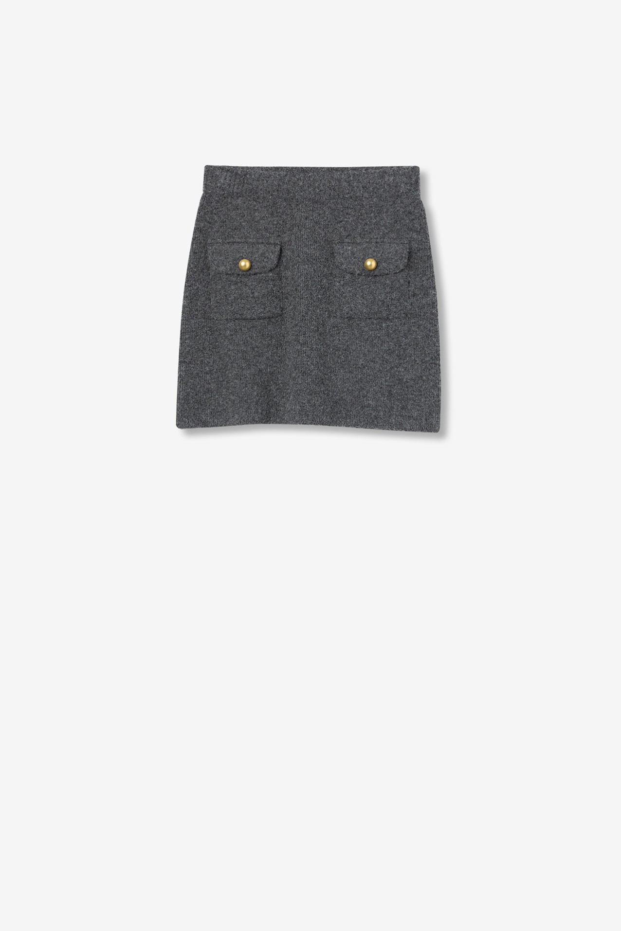 Knit Skirt with Pockets