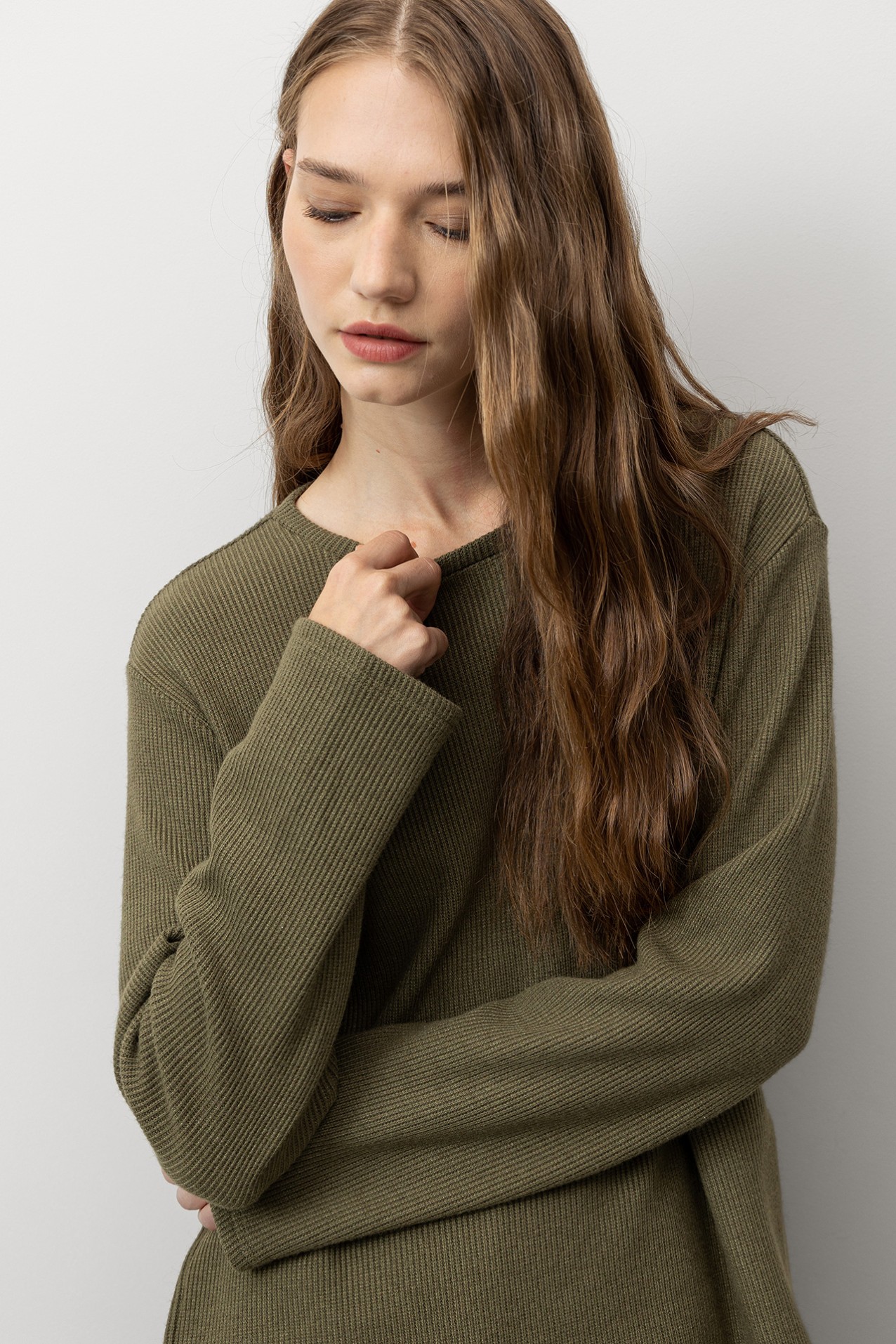 Long Sleeve T-shirt with Drawstrings