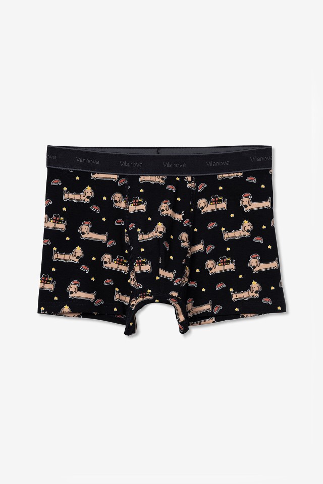 Boxers com padro divertido