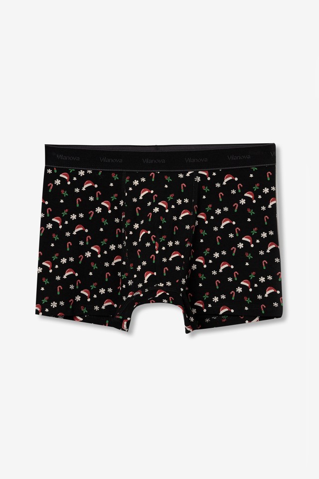 Boxers Preto Natalcios