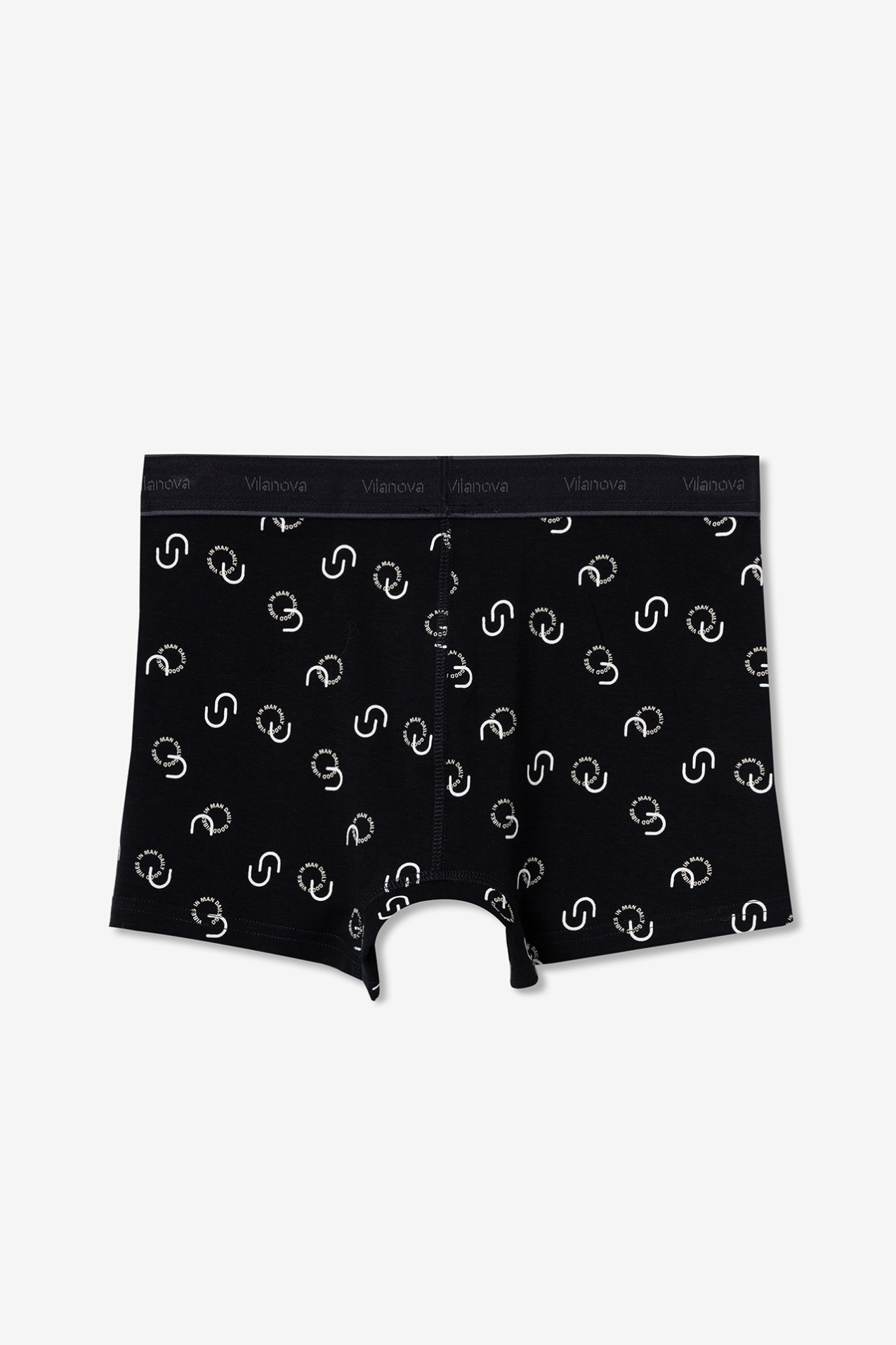Dark Navy Graphic Boxers