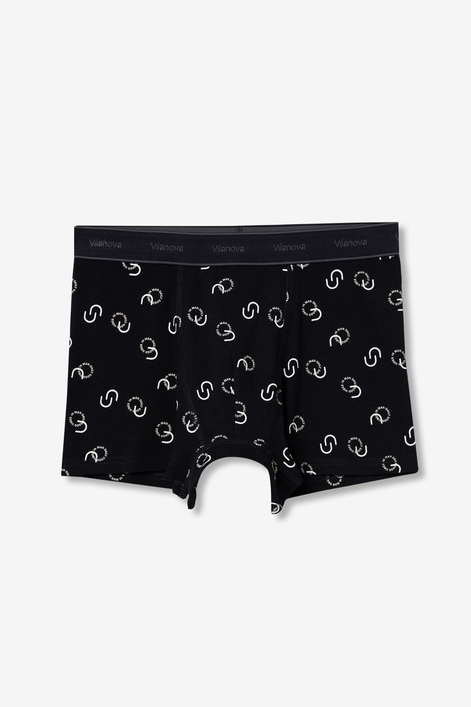 Dark Navy Graphic Boxers