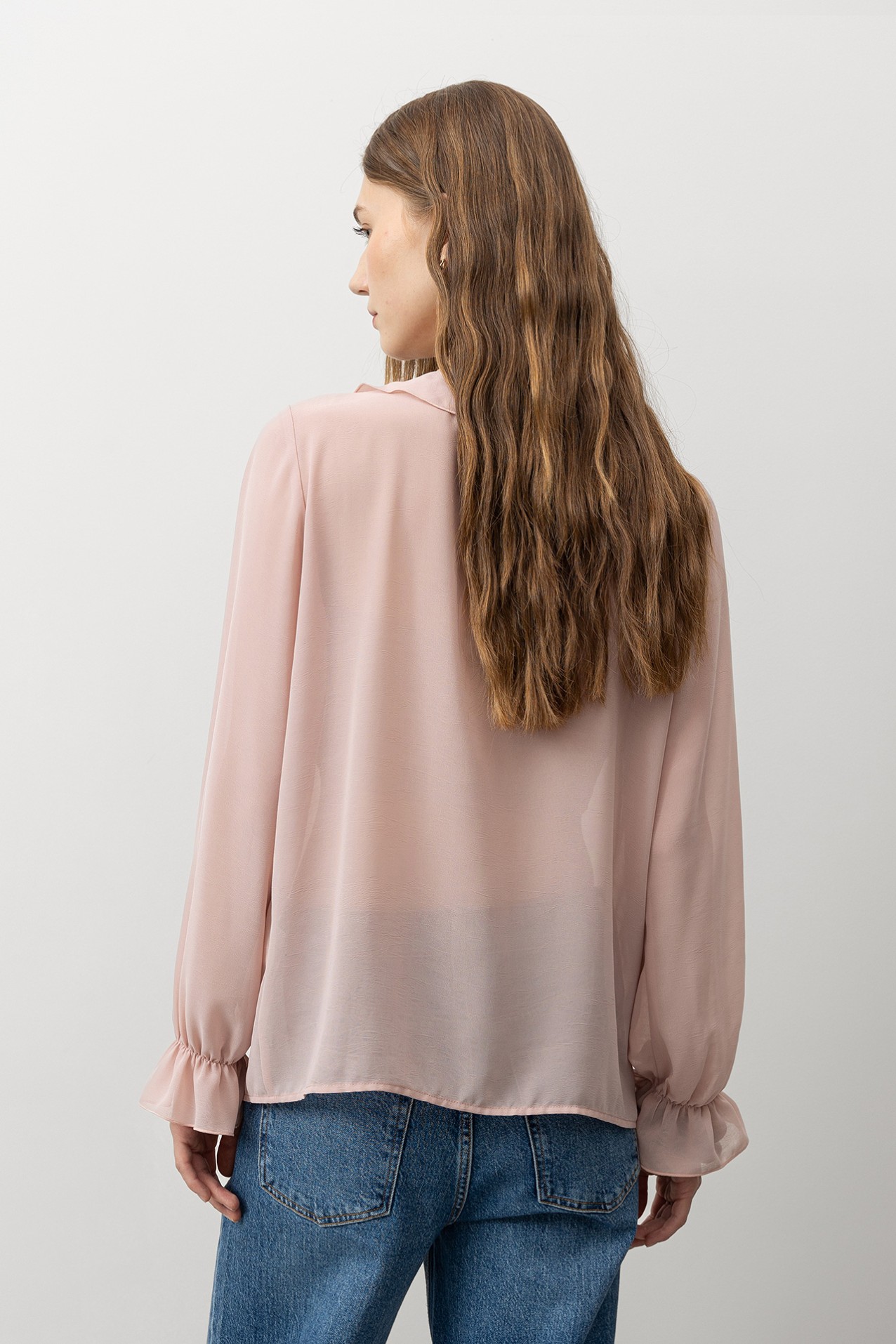 Flowy Shirt with Ruffles