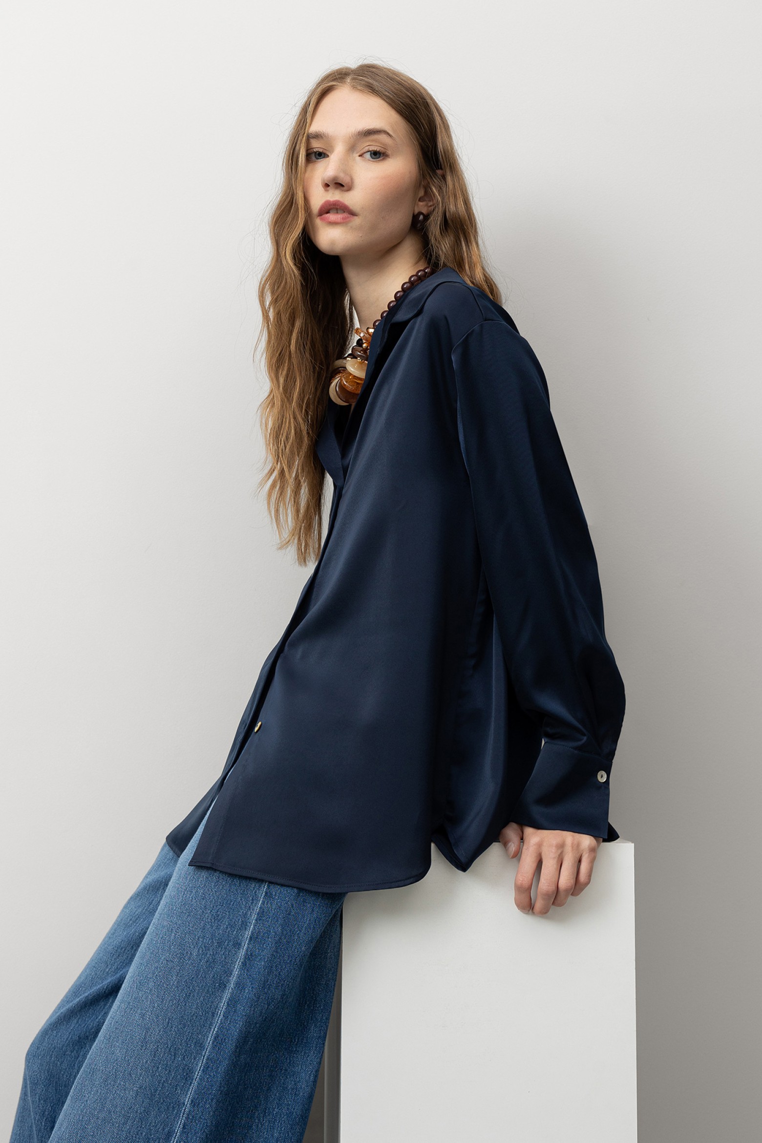 Satin Relaxed Shirt