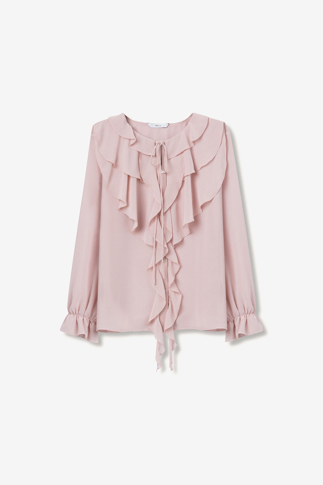 Flowy Shirt with Ruffles