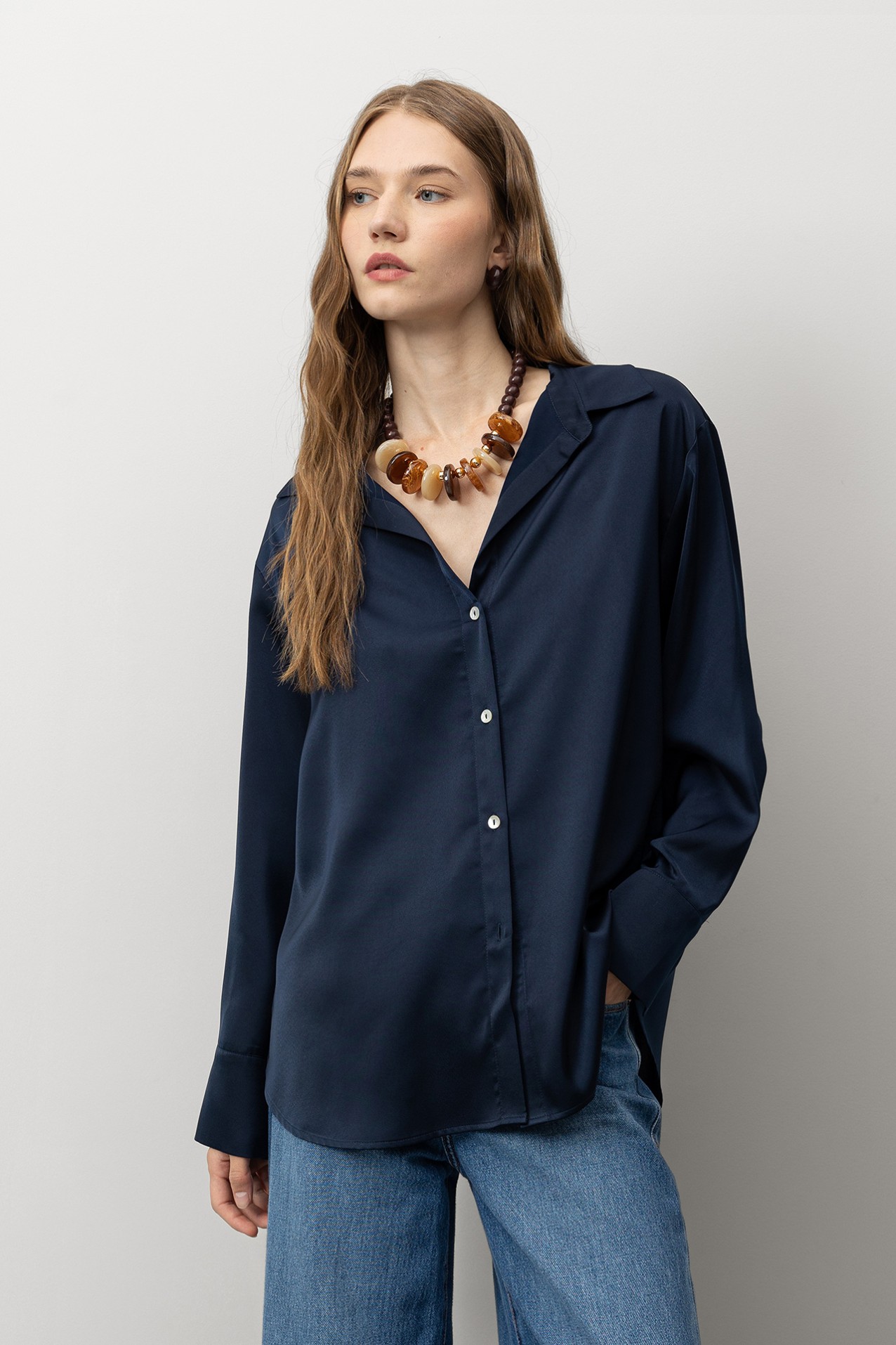Satin Relaxed Shirt
