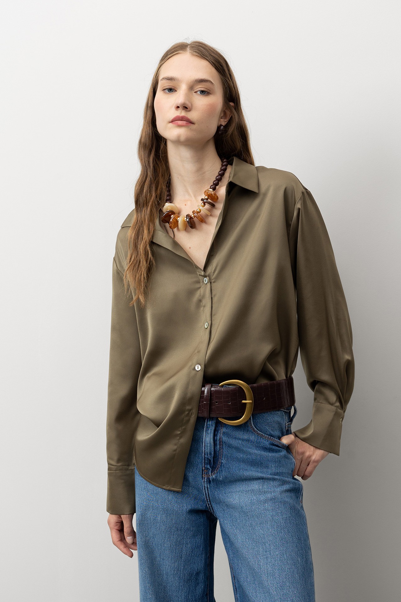 Satin Relaxed Shirt