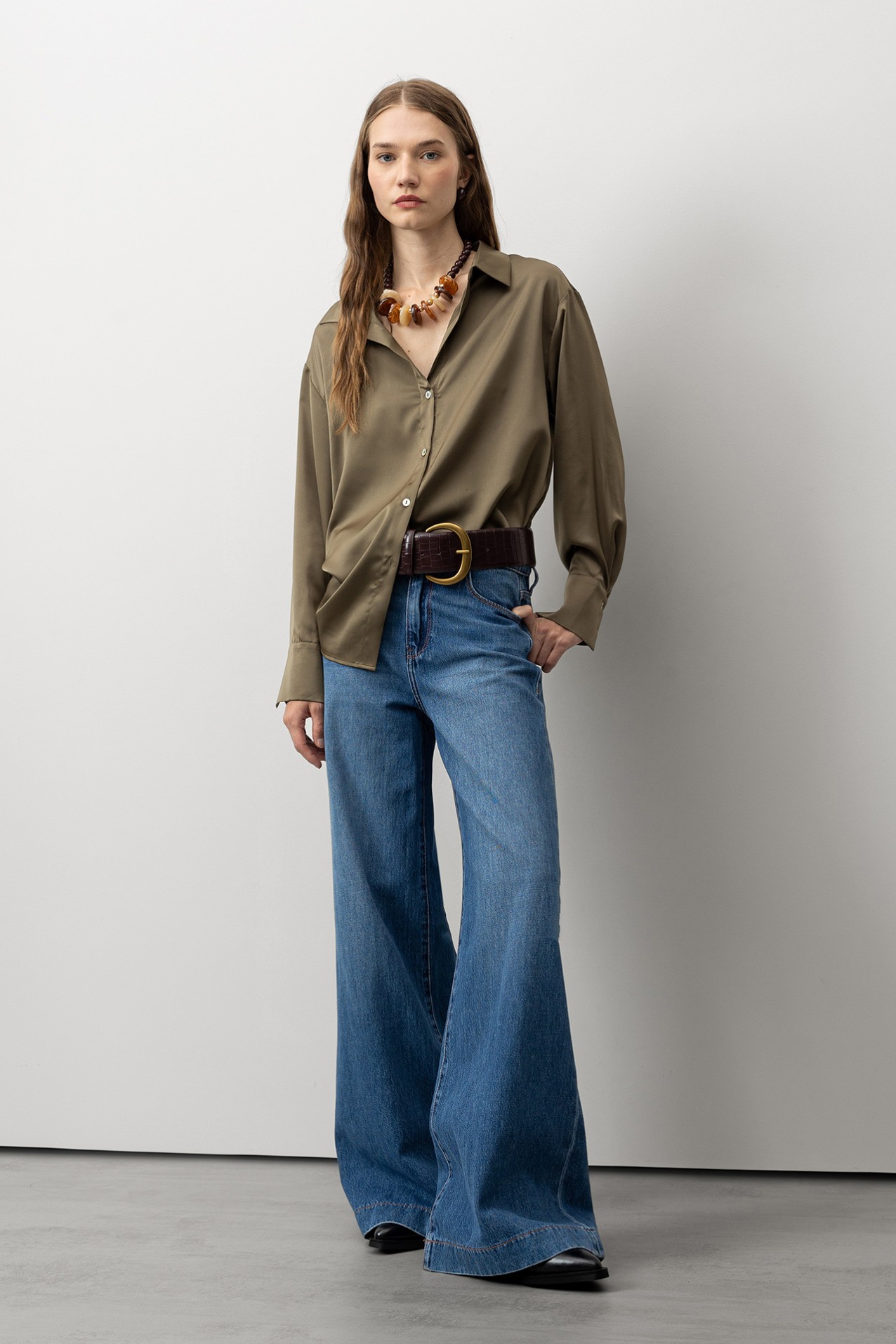 Satin Relaxed Shirt