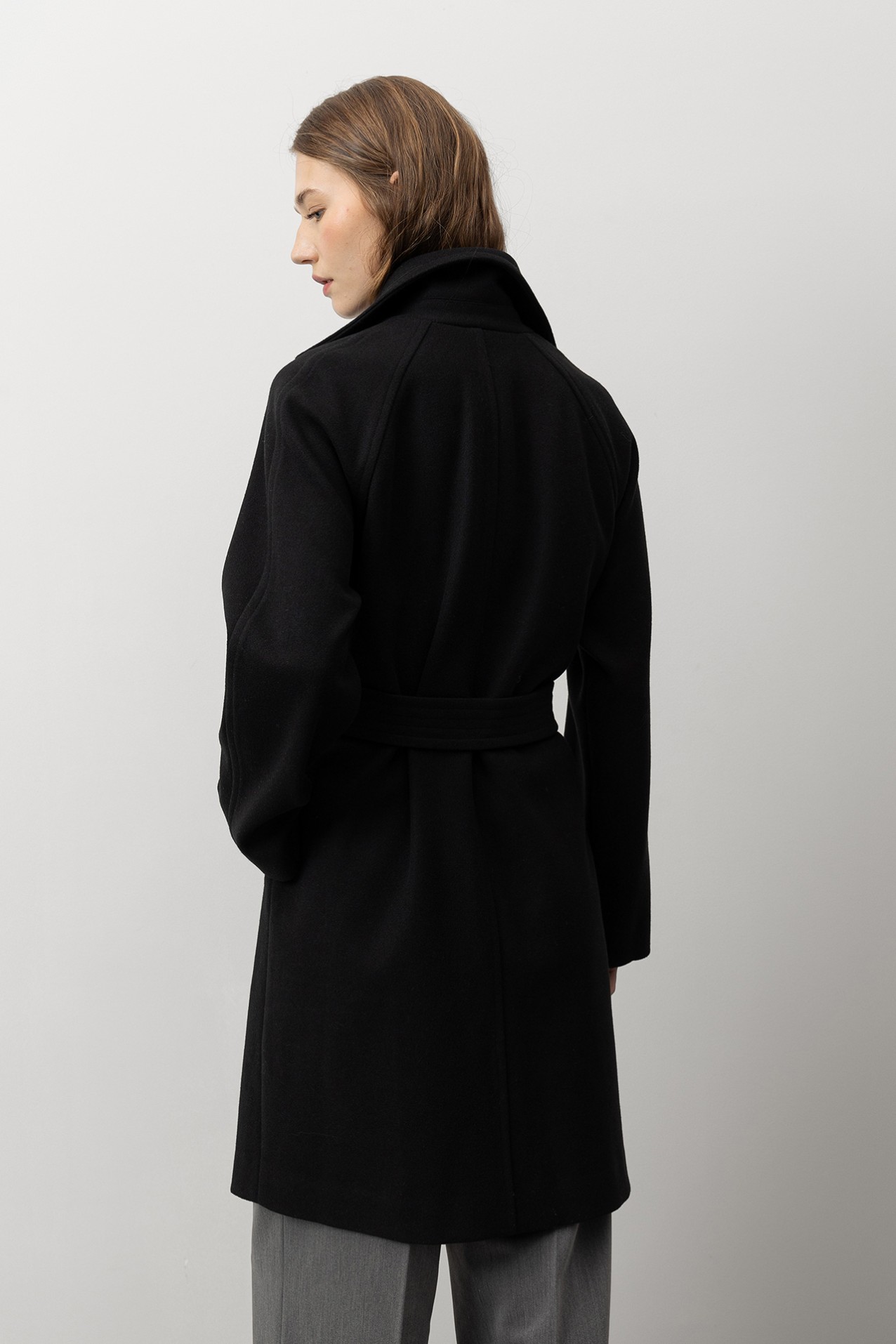 Long Coat with Belt