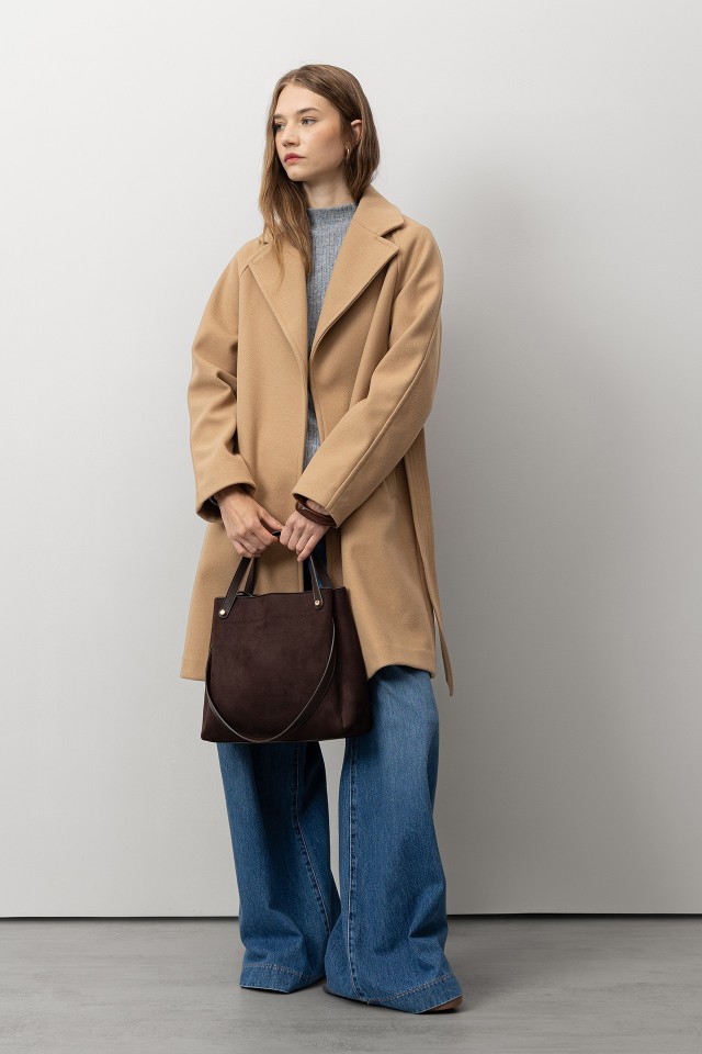 Casaco Comprido com Cinto Casaco Comprido com Cinto