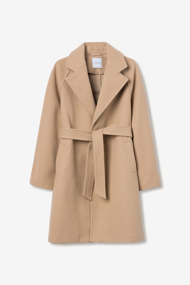 Casaco Comprido com Cinto Casaco Comprido com Cinto