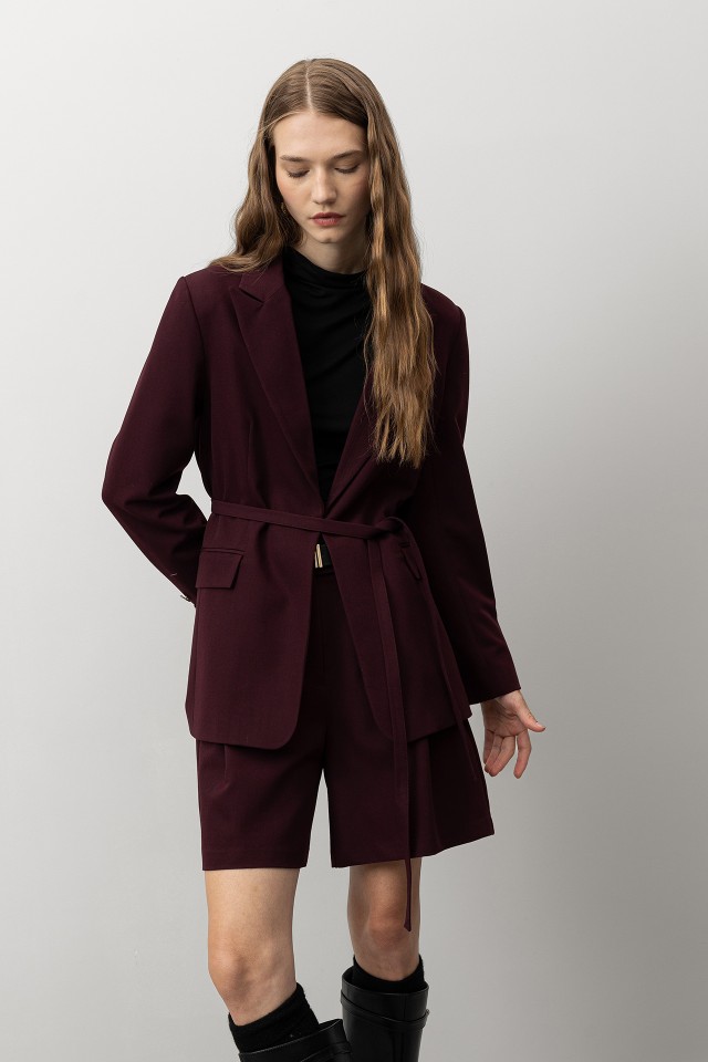 Blazer Relaxed con Cinturón Blazer Relaxed con Cinturón