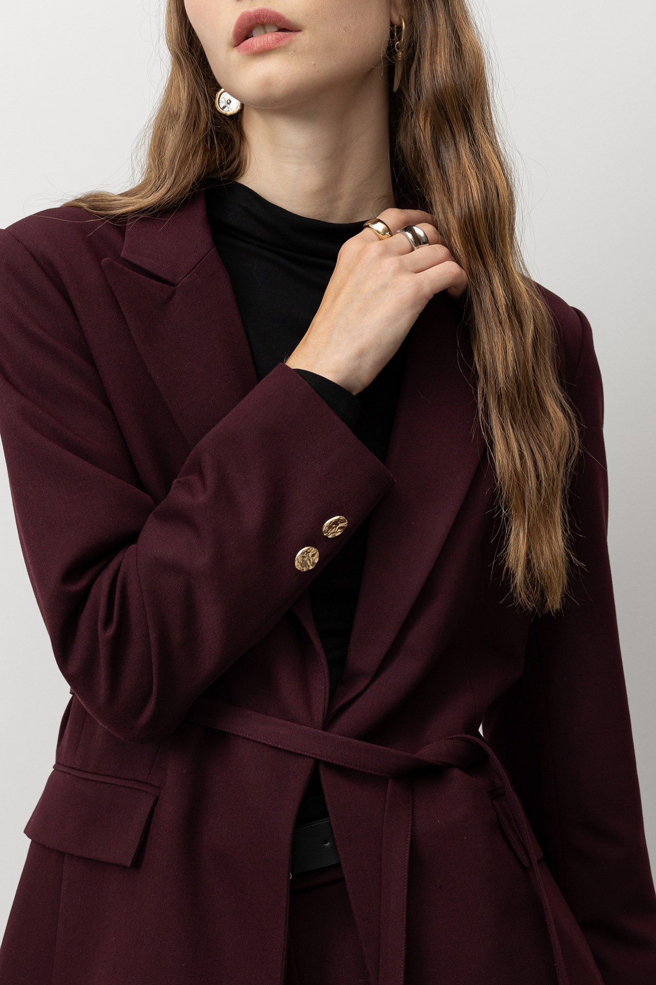 Relaxed Blazer with Belt