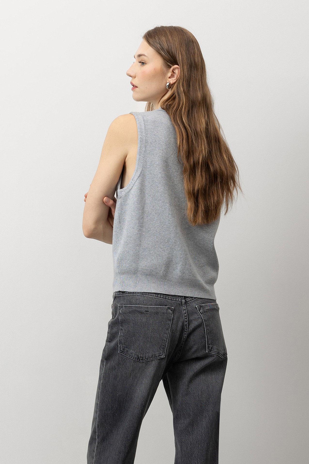 Knit Vest with Pockets